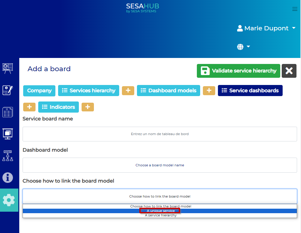 Select-unique-service